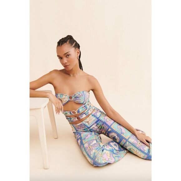 Oceanus Eden Cutout Jumpsuit - Size L - NWT - Picture 3 of 8